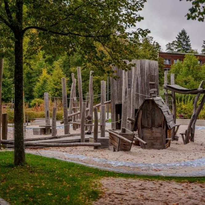 Wooden playground repair and replacement services for safe play